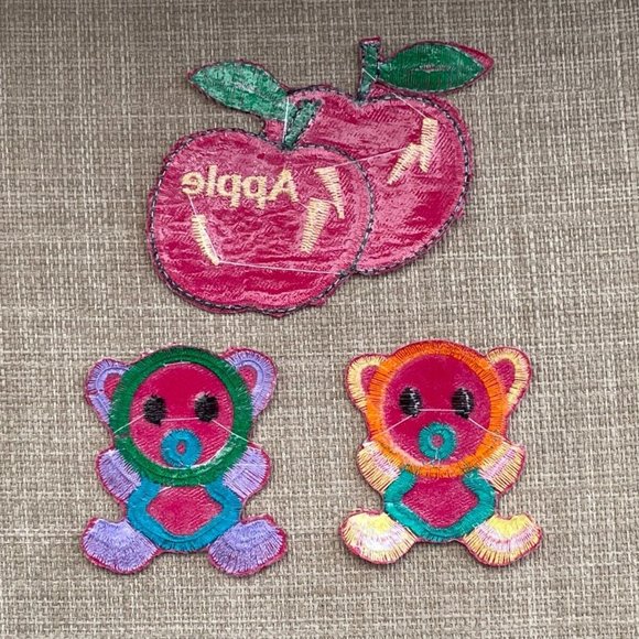 3 patches Iron On Patch Embroidery Multi Color Patch for Craft Clothes Lot of 3 - Picture 8 of 11